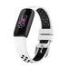 Bracelet sport Fitbit Luxe (blanc/noir)