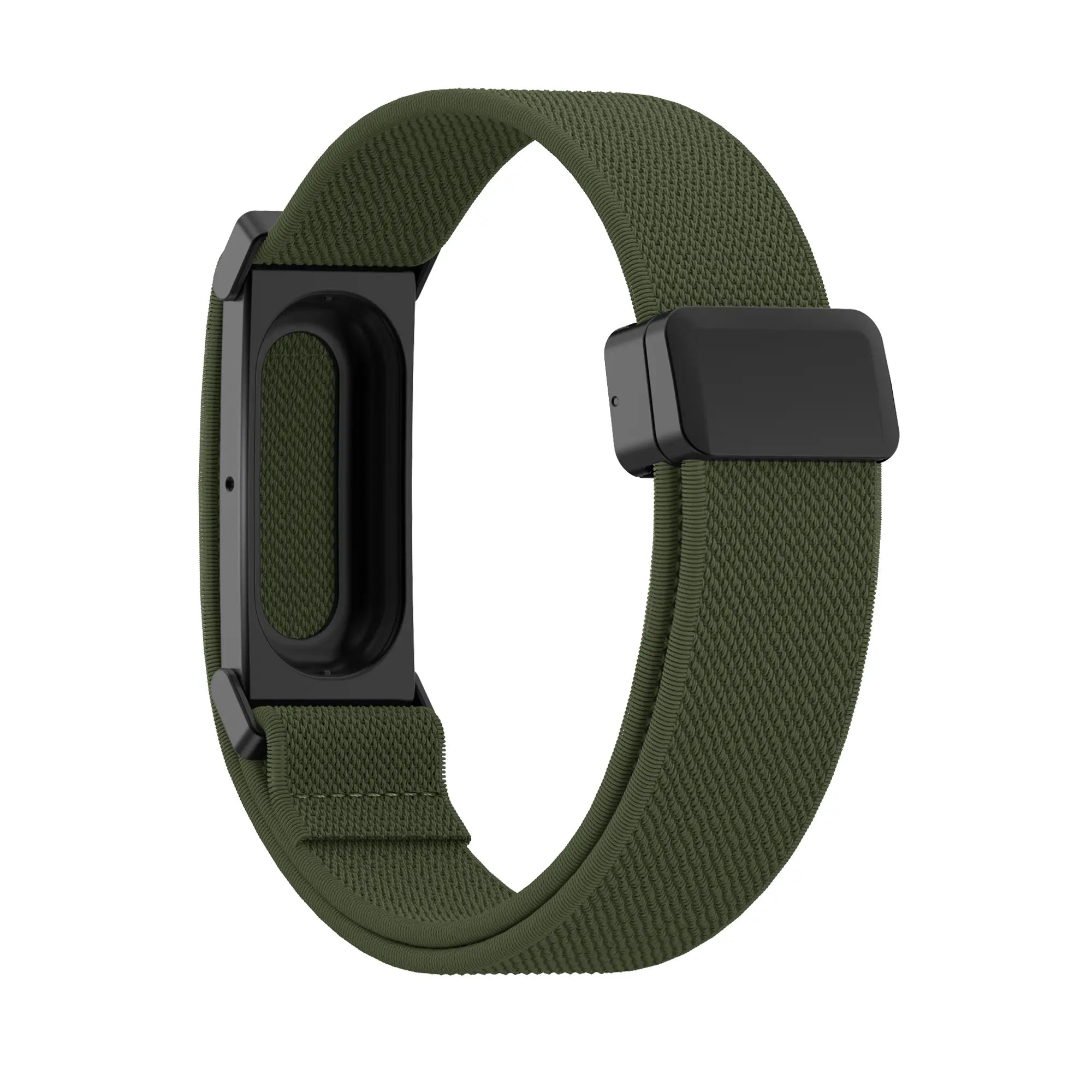 Bandz Bracelet nylon avec boucle-D Fitbit Air (vert militaire)