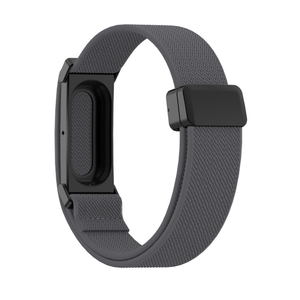 Bandz Fitbit Air Biceps Nylon Bracelet with D-buckle (Dark Grey)