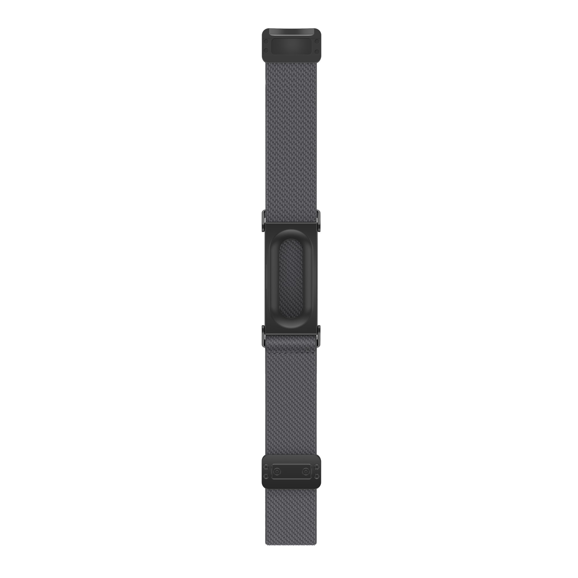 Bandz Fitbit Air Biceps Nylon Bracelet with D-buckle (Dark Grey)