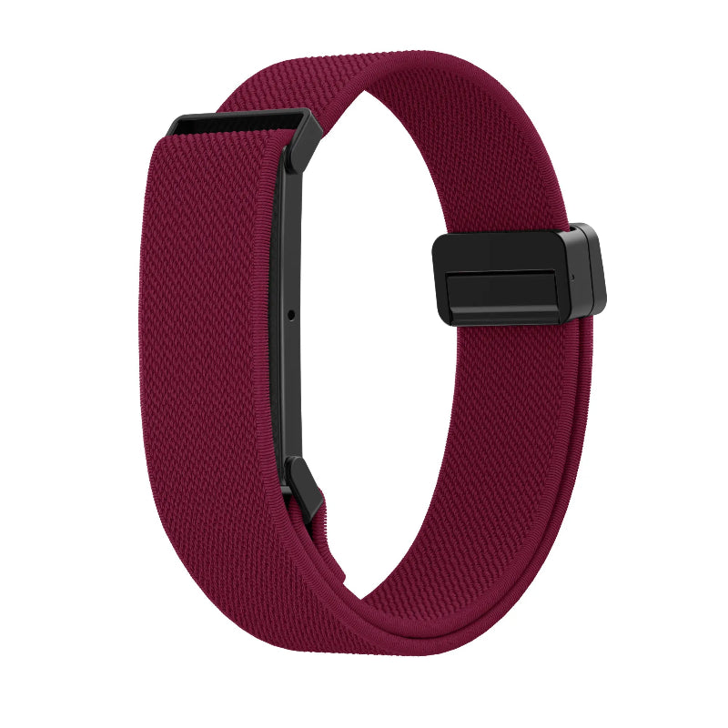 fitbit air d-buckle nylon band wine red