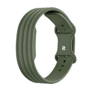 fitbit air silicone band army green