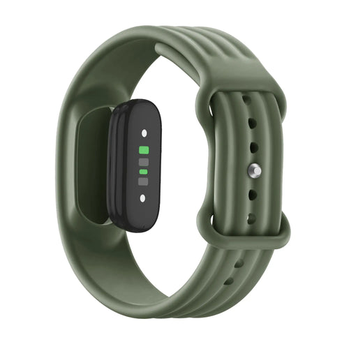 Bandz Bracelet silicone 'Classique' Fitbit Air (vert militaire)