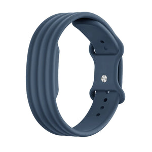 fitbit air silicone band greyblue