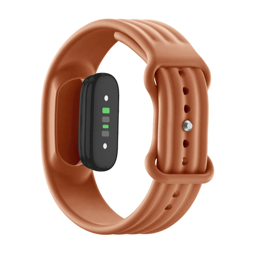 Bandz Bracelet silicone 'Classique' Fitbit Air (orange foncé)