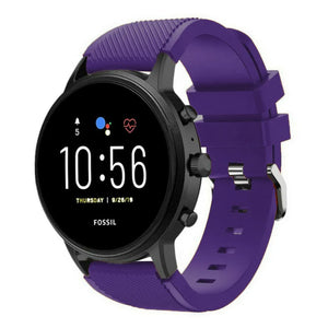 Bracelet silicone Fossil Gen 4 Explorist HR (violet)