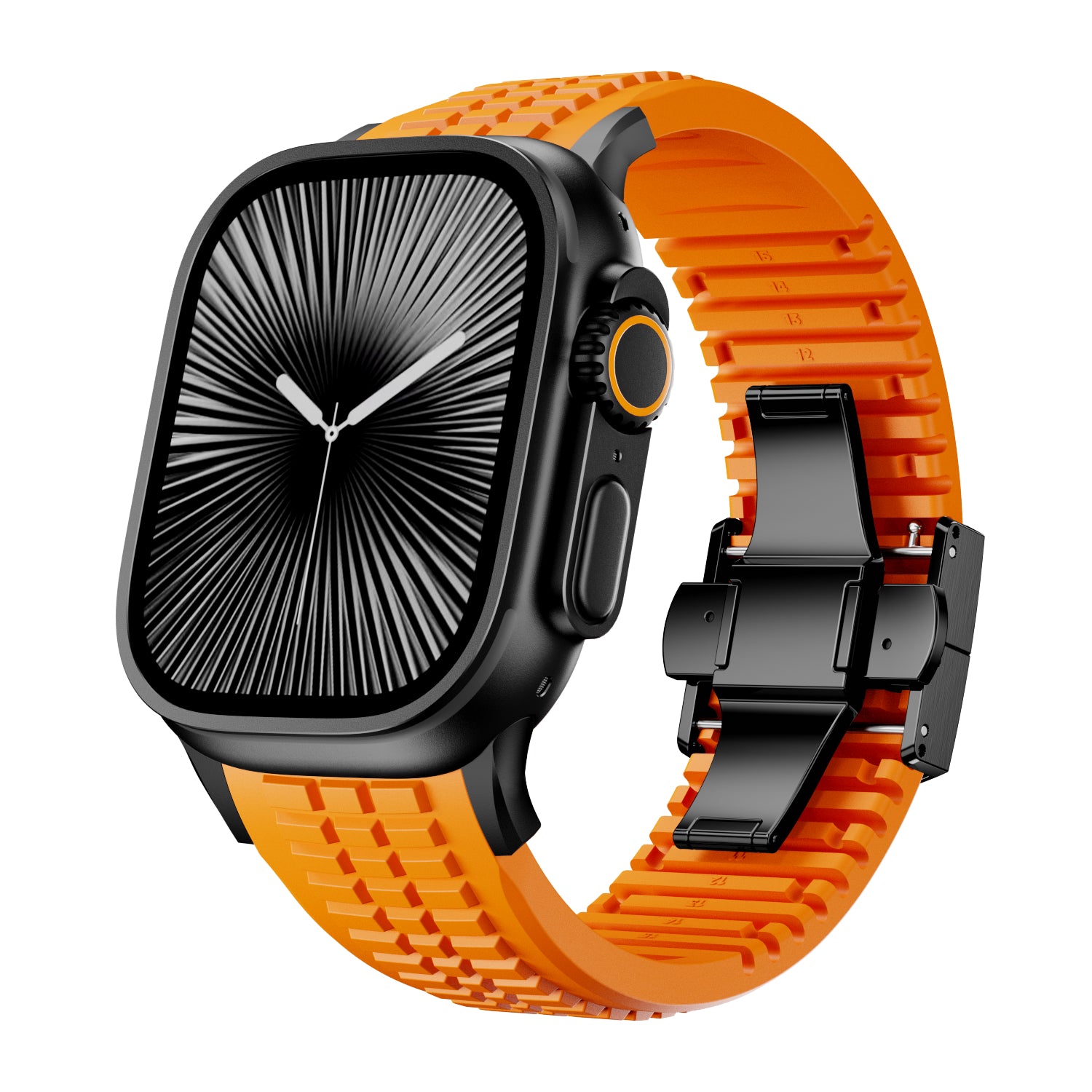 Bracelet silicone Premium Apple Watch (naranja)
