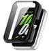 Coque rigide avec verre Samsung Galaxy Fit 3 (noir)