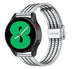 Bracelet acier inoxydable Samsung Galaxy Watch 4 40mm (argent/noir)