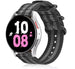 Samsung Galaxy Watch 5 44mm Nylon Strap with Buckle (Black/Grey)