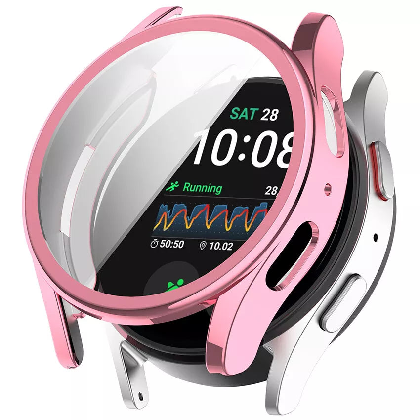 Coque TPU Samsung Galaxy Watch 7 40mm (rose)