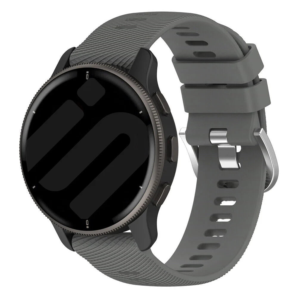 Bracelet silicone Garmin Vivoactive 6 (gris foncé)
