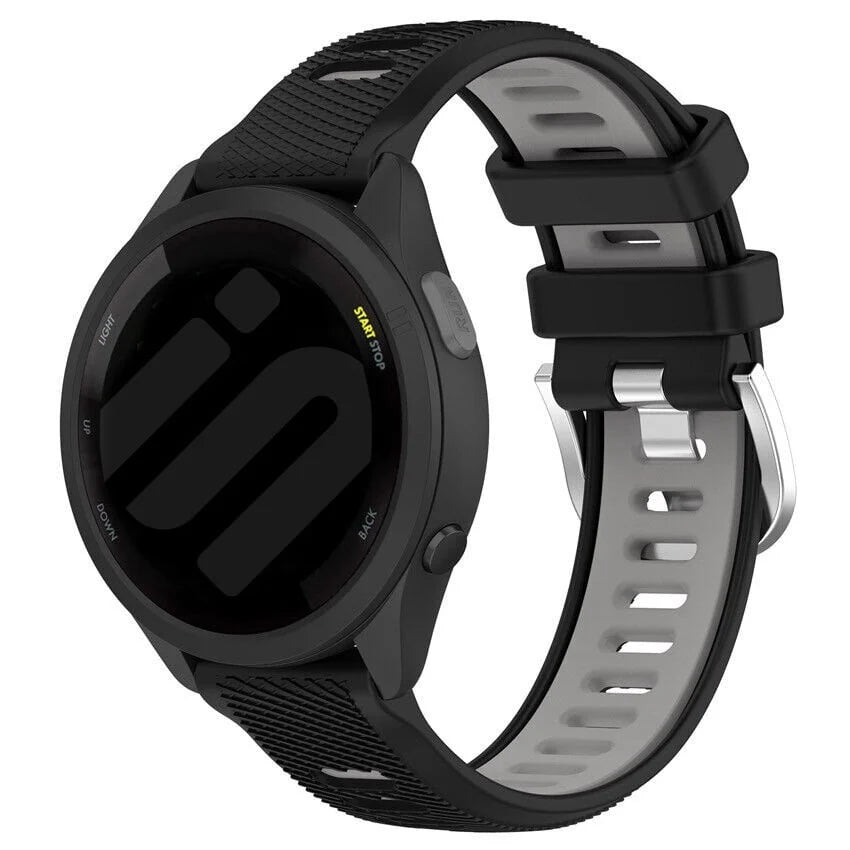 Bracelet sport á boucle Garmin Vivoactive 6 (noir/gris)
