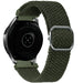 Bracelet montre nylon tissé 22mm - universal (vert)