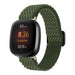 Bracelet nylon tissé Fitbit Versa 3 (vert)