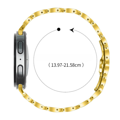 Samsung Galaxy Watch 8 Classic Slimfit Steel Strap (Gold)