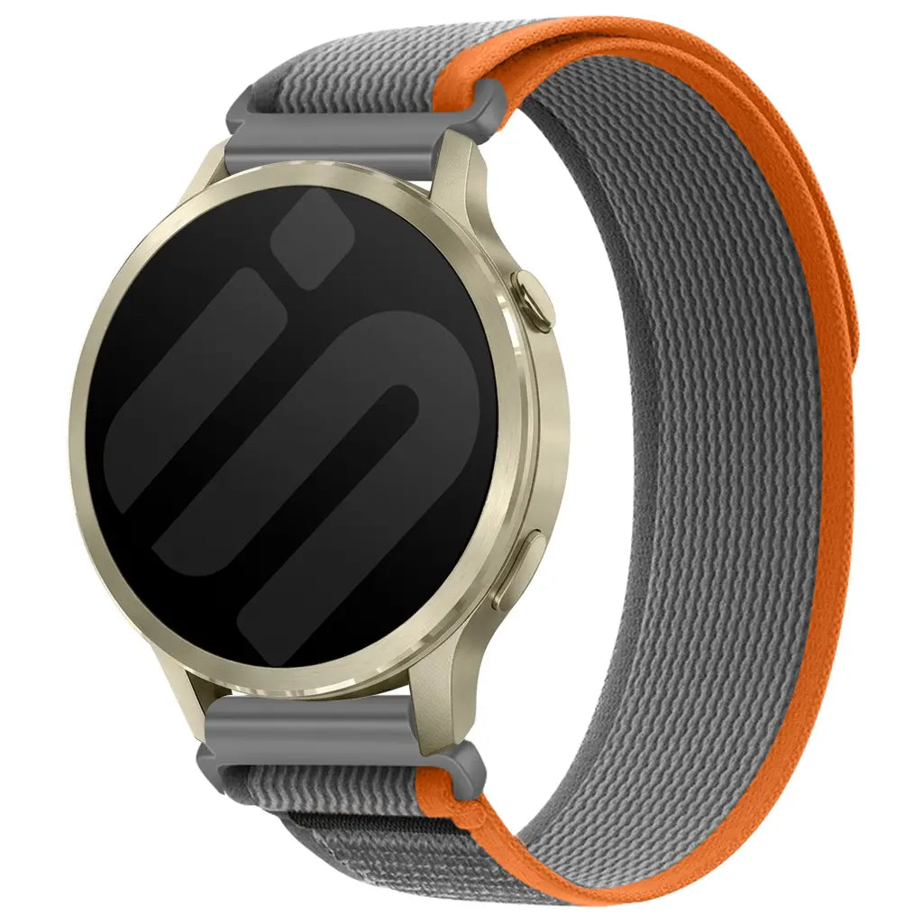 Garmin Approach S12 Trail Nylon Strap (Grey/Orange)