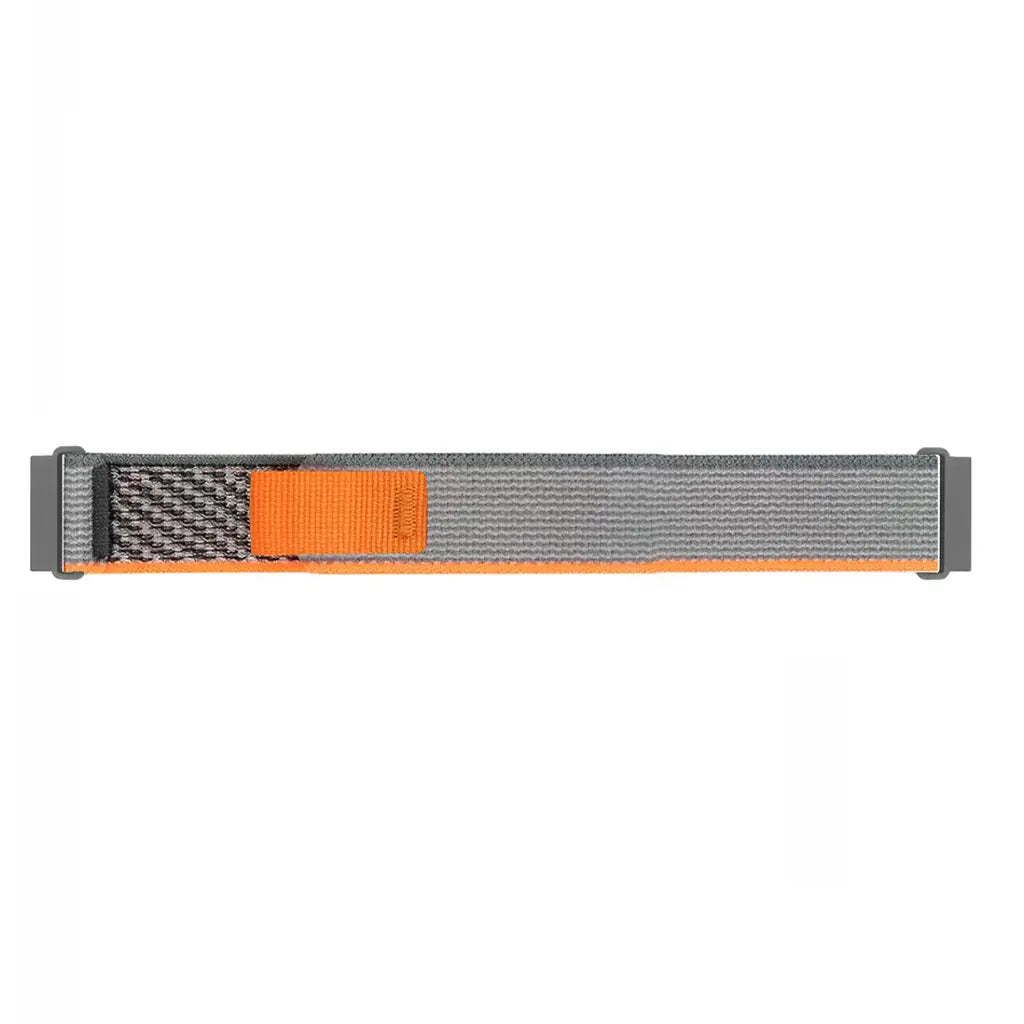 Bracelet nylon trail Amazfit Active 2 (gris/orange)