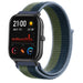 Bracelet nylon Xiaomi Amazfit GTS (vert et bleu)
