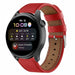 Huawei Watch 3 (Pro) Leather Strap (Red)