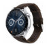 Bracelet cuir Huawei Watch GT 3 46mm (marron foncé)