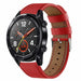 Bracelet cuir Huawei Watch GT 2 (rouge)