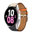 Bracelet cuir Samsung Galaxy Watch 5 - 44mm (blanc/bleu foncé)