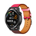 Bracelet cuir Huawei Watch GT Runner (rose vif/marron rouge