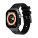 Bracelet silicone de luxe liquide Apple Watch (noir)