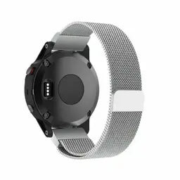 Bracelet Milanais Garmin Instinct 3 - 45mm (argent)
