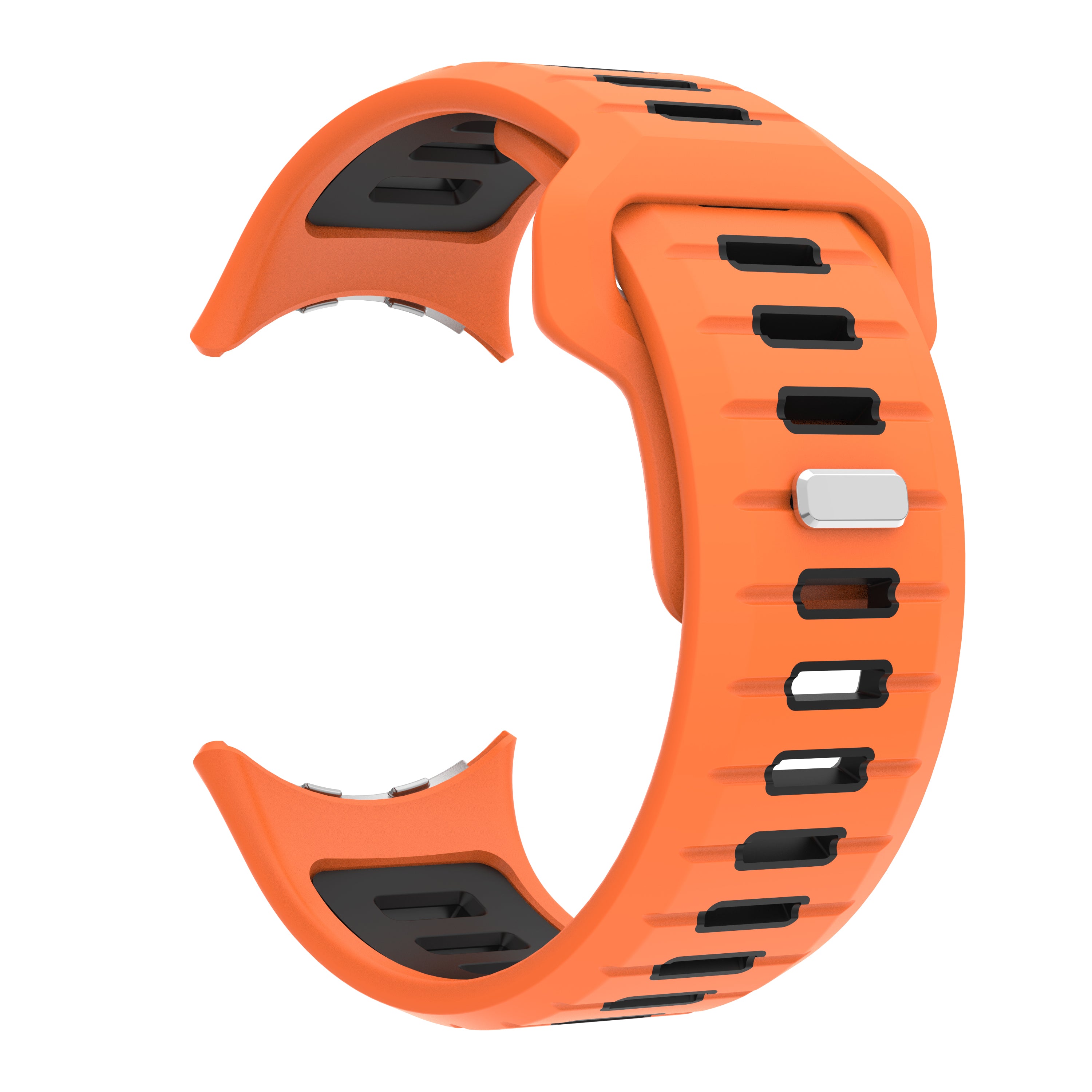 Google Pixel Watch 3 - 45mm Sport Duo Strap (Orange/Black)
