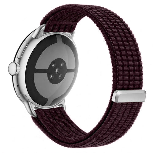 Bracelet nylon ultra fine Google Pixel Watch 5 - 41mm (prune)