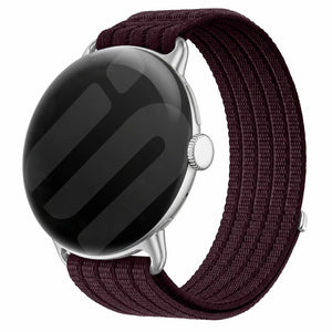 Bracelet nylon ultra fine Google Pixel Watch 4 - 41mm (prune)