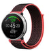 Bracelet nylon Polar Ignite (noir/rouge)