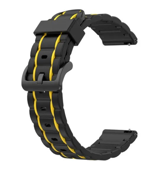 Coros Pace 2 Sport Buckle Strap (Black/Yellow)