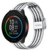 Bracelet acier inoxydable Polar Pacer (argent/noir)