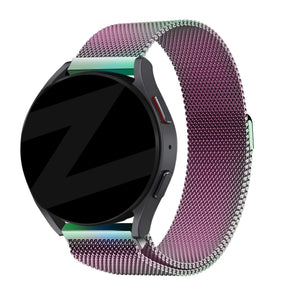 Bandz Bracelet milanais 'Loop' Pebble Round 2 - 20mm (arc-en-ciel)
