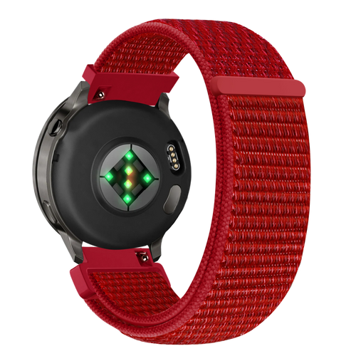 Bandz Garmin Forerunner 170 Nylon Loop Strap (Red)
