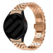 Bracelet acier Jubilee Samsung Galaxy Watch FE (or rose)