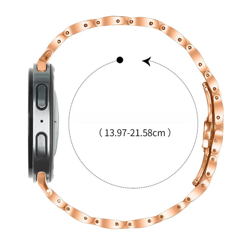 Samsung Galaxy Watch 8 - 40mm Slimfit Steel Strap (Rose Gold)