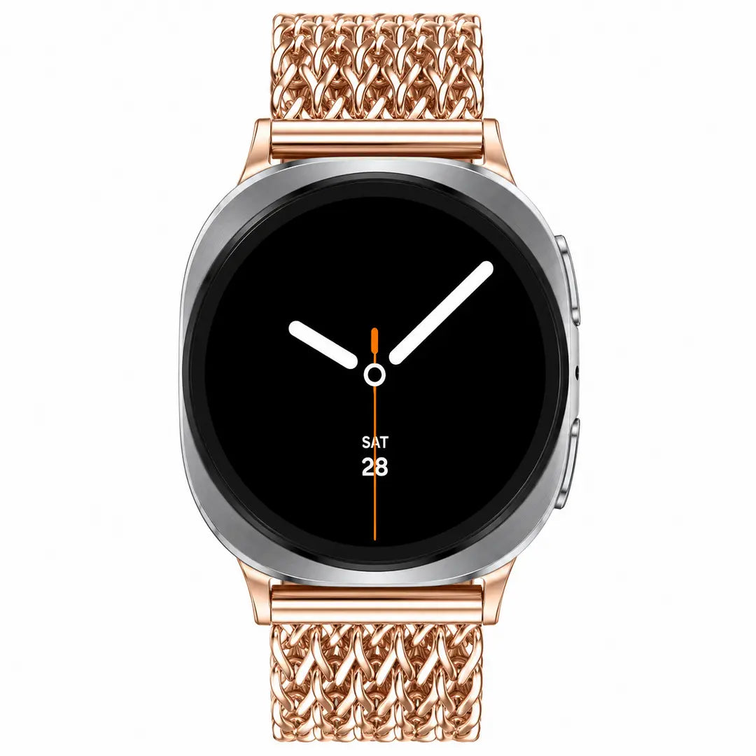 Bracelet metal mesh Samsung Galaxy Watch 9 - 44mm (or rose)