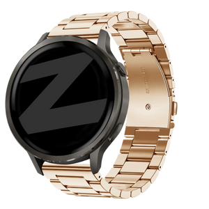 Bandz Bracelet acier 'Classic' Garmin Forerunner 265s (rose or)