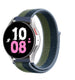 Bracelet nylon Samsung Galaxy Watch 5 - 44mm (vert et bleu)