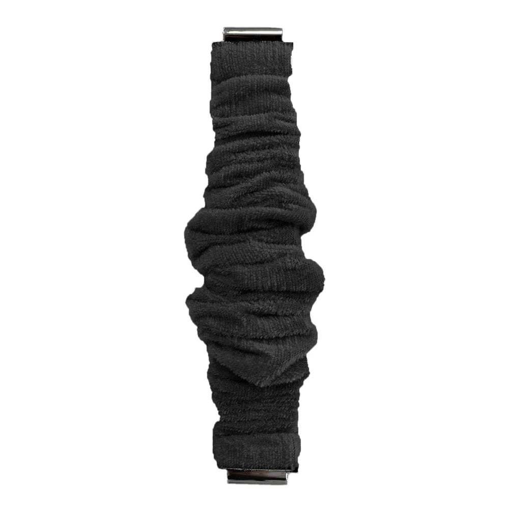 Bracelet montre élastique 20mm -  universal (noir)