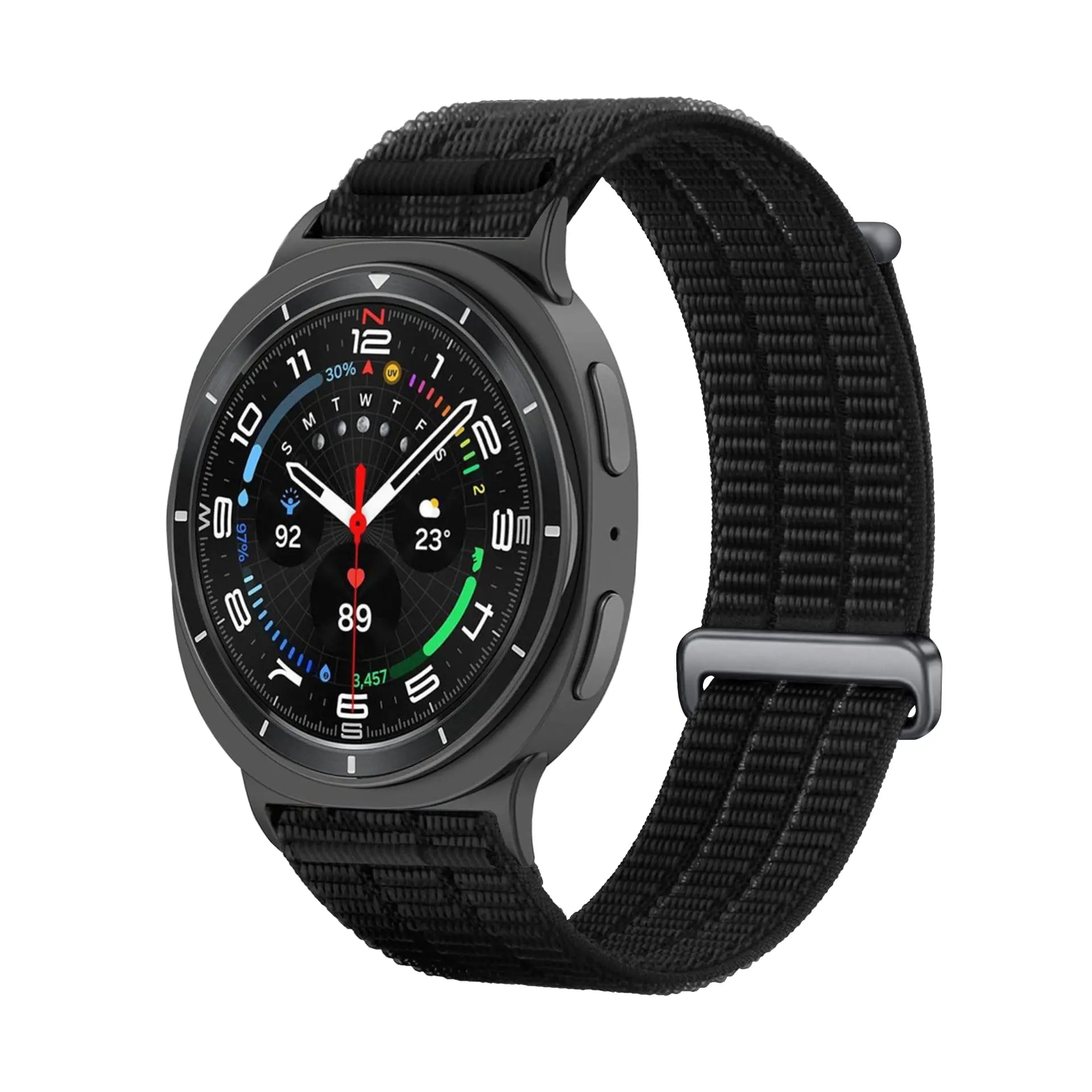 Samsung Galaxy Watch 8 - 40mm Nylon Air Strap (Black)