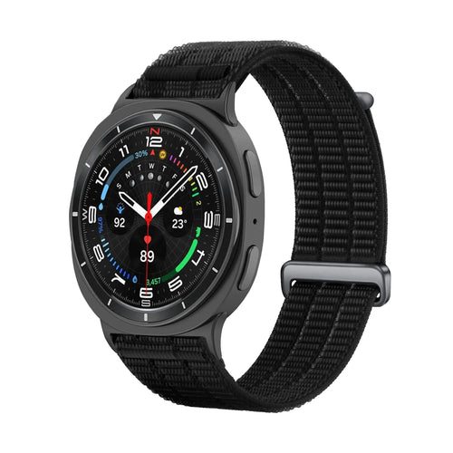 Bracelet nylon air Samsung Galaxy Watch 8 Classic (noir)