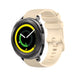 Bracelet silicone luxe Samsung Gear Sport (beige)