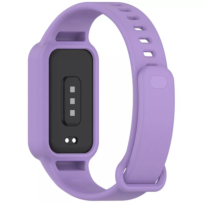 Bracelet silicone Xiaomi Smart Band 9 Active (violet clair)