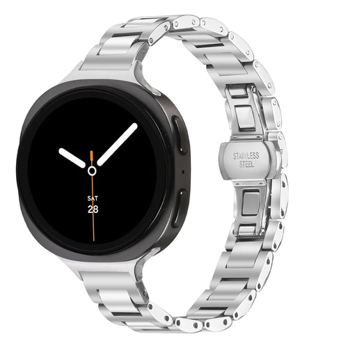 Bracelet acier fin Samsung Galaxy Watch 9 - 44mm (argent)