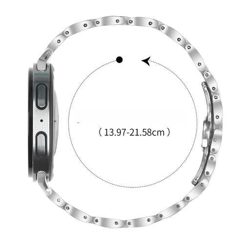 Bracelet acier fin Samsung Galaxy Watch 9 - 44mm (argent)